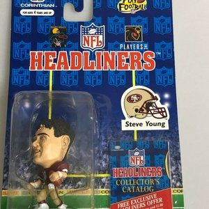 1996 NFL Headliners Steve Young Action Figure By Corinthians (NEW) 49ers